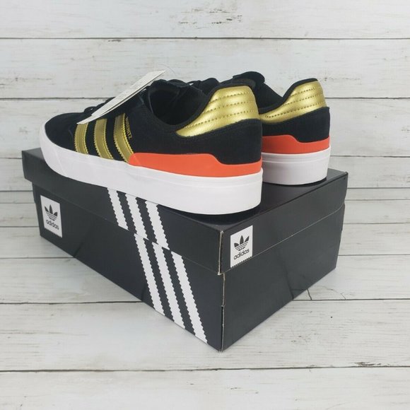 Adidas Busenitz Vulc II Black Athletic Skate Shoe - Picture 6 of 11